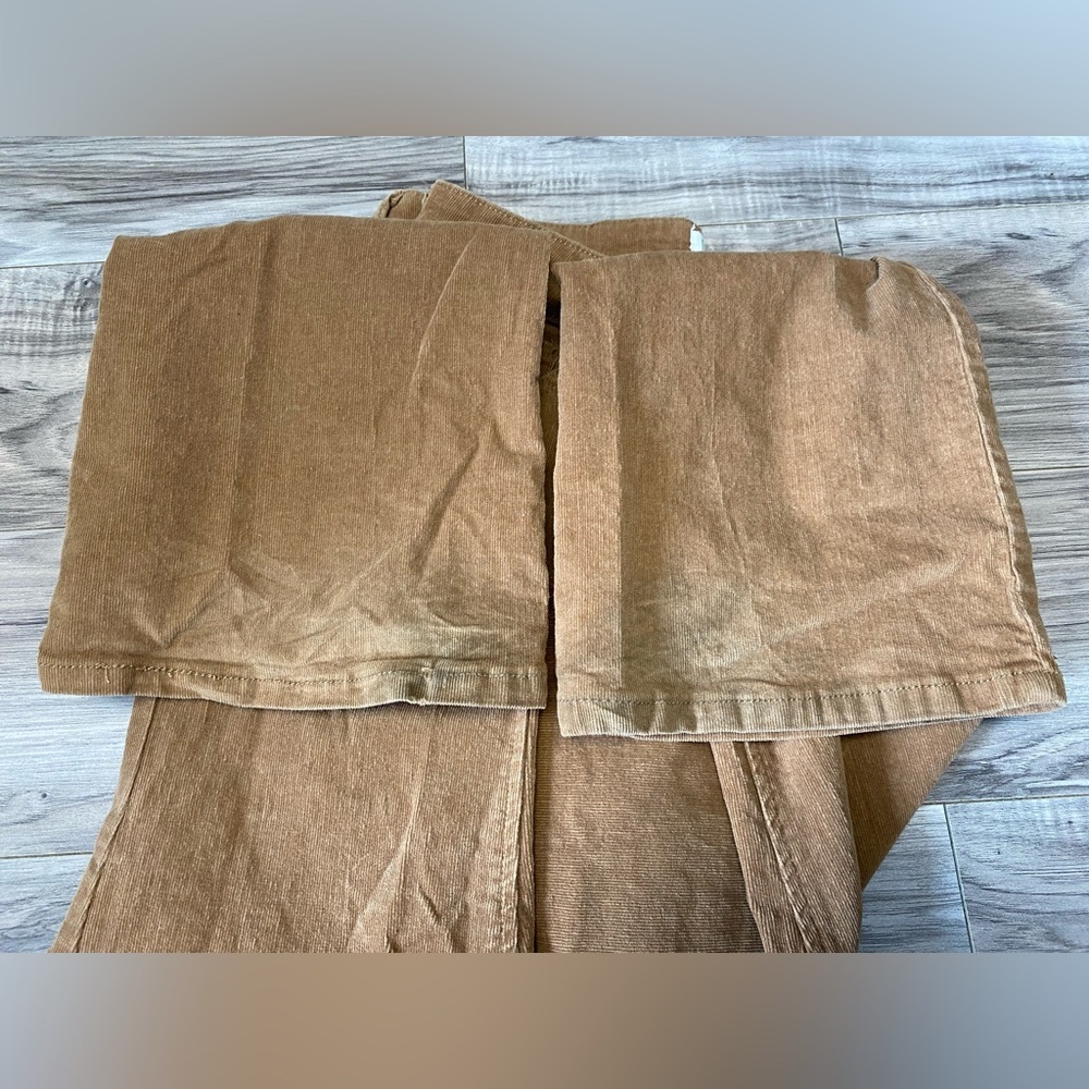 Regeneration By Celebrity Pink Womens Size 9/29 Flare Corduroy Tan Retro Pants - Picture 8 of 10